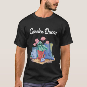 Lustige Gießkanne Gärtner Gummistiefel Garde T-Shirt