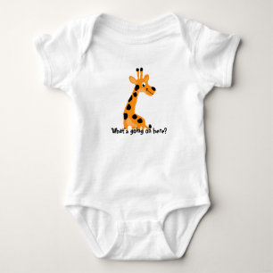 Lustige Giraffe Baby Strampler