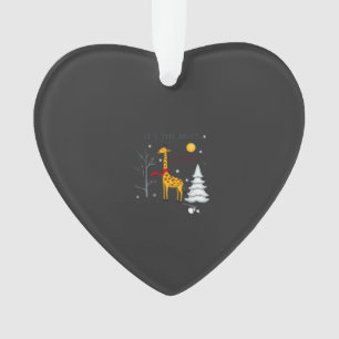 Lustige Giraffe Die Wunderbarste Zeit Weihnachten  Ornament