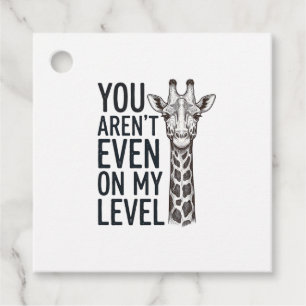 Lustige Giraffe Du Bist Nicht Einmal Auf Meinem Le Geschenkanhänger