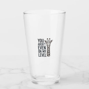 Lustige Giraffe Du Bist Nicht Einmal Auf Meinem Le Glas