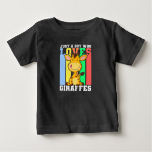 Lustige Giraffe für Jungen Baby T-shirt