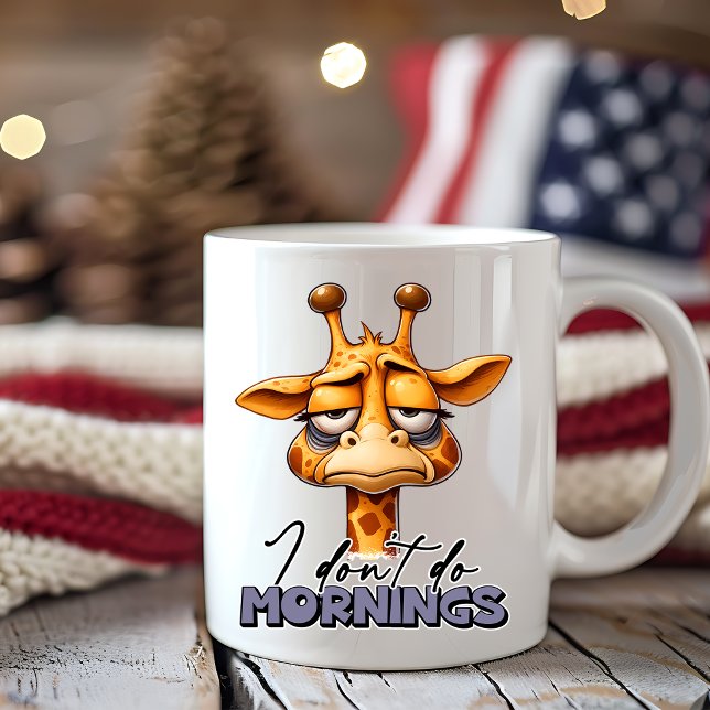 Lustige Giraffe Kaffeetasse Hilarisches Tiergesche (Von Creator hochgeladen)