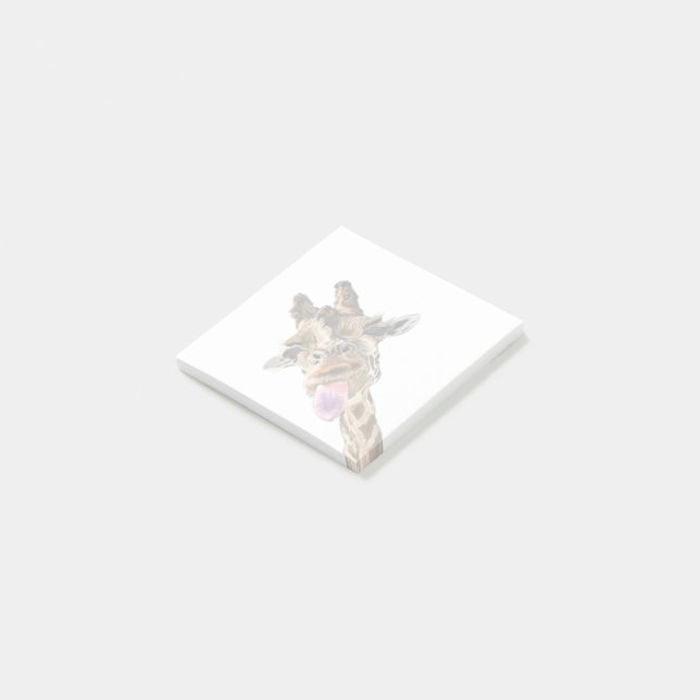 Lustige Giraffe Post-it® Notizen (angewinkelt)