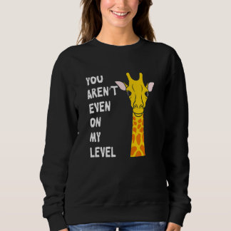 Lustige Giraffe Sweatshirt