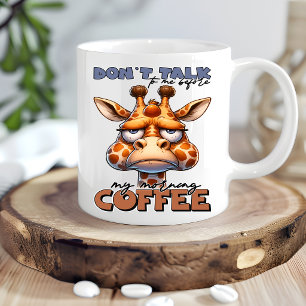 Lustige Giraffen-Illustration für Giraffenliebhabe Tasse