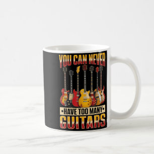 Lustige Gitarrenmusik, von der man nie genug Gitar Kaffeetasse