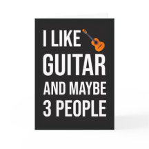 Lustige Gitarristenkarte für Gitarrespieler Liebha