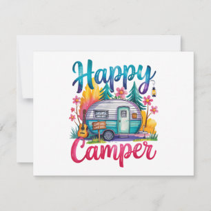 Lustige glückliche Camper Camping Bekleidung Anhän