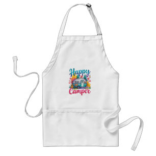 Lustige Glückliche Camper Camping Bekleidung Anhän Schürze