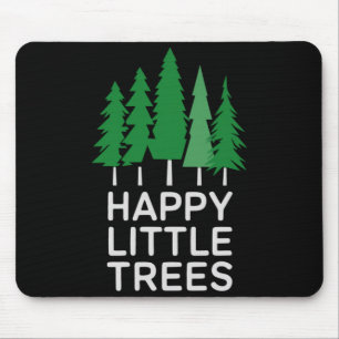 Lustige glückliche kleine Bäume Camng  Mousepad