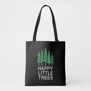 Lustige glückliche kleine Bäume Geschenke Camping