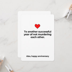 Lustige Glückwunschkarte zum Hochzeitstag für den  Einladung