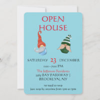 Lustige Gnom-Einladung zur Party – Whimsical Cute 