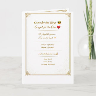 Lustige Goldene Hochzeitseinladungsvorlage | Moder Karte