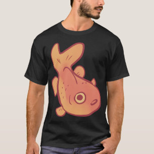 Lustige Goldfisch-Kunst T-Shirt