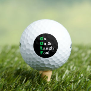Lustige Golf-Abkürzung Golfball