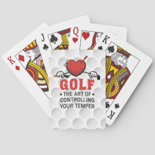 Lustige Golf-Sprüche für Golfer Spielkarten