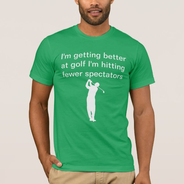 Lustige Golf-T-Shirts T-Shirt (Vorderseite)
