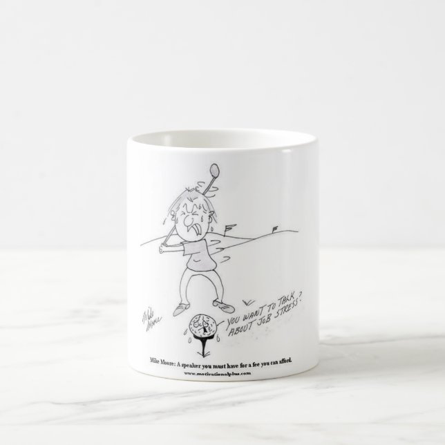 Lustige Golf-Tasse Kaffeetasse (Mittel)