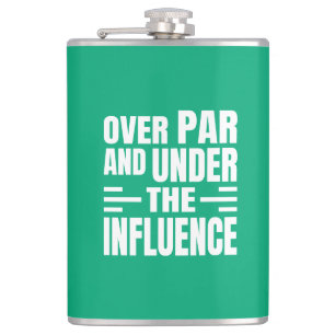 Lustige Golf-Vinyl-umwickelte-Flasche Flachmann