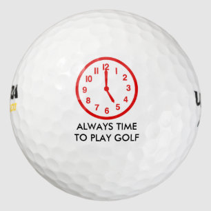 Lustige Golf-Zeit Golfball