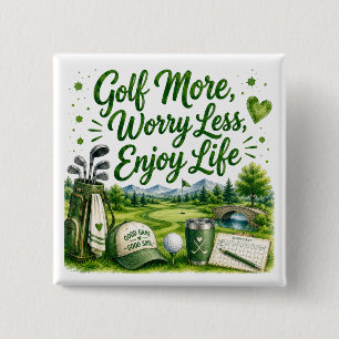 Lustige Golf-Zitate für Golfer auf dem Platz Button