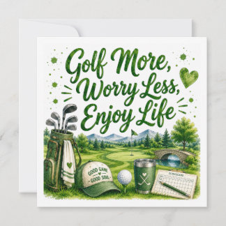 Lustige Golf-Zitate für Golfer auf dem Platz Einladung