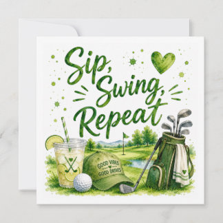 Lustige Golf-Zitate für Golfer auf dem Platz Einladung