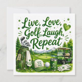 Lustige Golf-Zitate für Golfer auf dem Platz Einladung