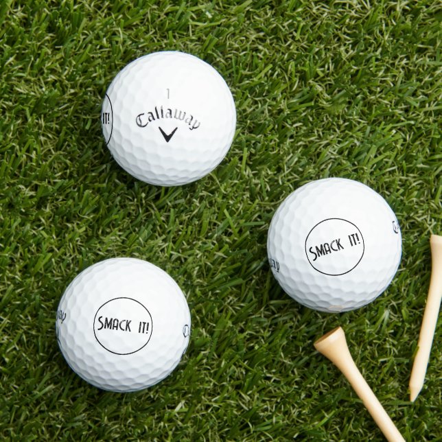 Lustige Golfbälle (Insitu Gras)