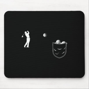 Lustige Golfer Kunst Golf In Tasche Lustig Golfen  Mousepad
