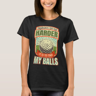 Lustige Golfhemden für Männer T-Shirt
