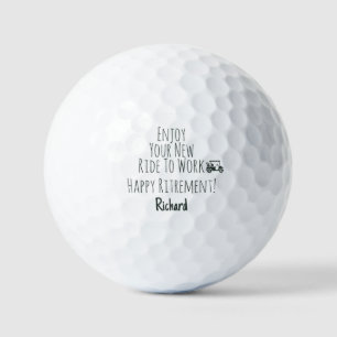 Lustige Golfrentner-Geschenke Rentner Ruhestand Hu Golfball