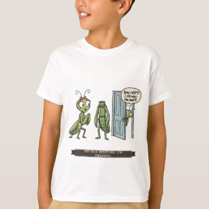 Lustige Gottesanbeterin für Kinder T-Shirt