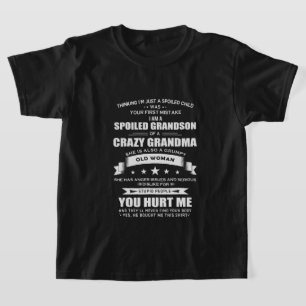 lustige Grandson Oma Wortart T-Shirt