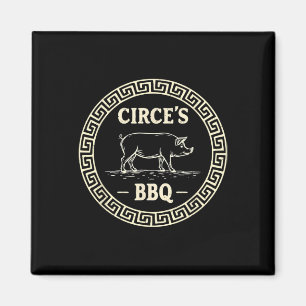 Lustige griechische Mythologie Circe's Bbq-Odyssee Magnet