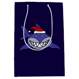 Lustige grinsende mittlere geschenktüte