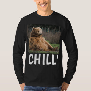 LUSTIGE GRIZZLY BÄR 'CHILL' HERREN T-SHIRTS