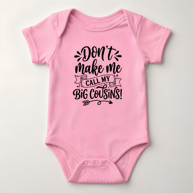 Lustige große Cousins Baby Strampler (Von Creator hochgeladen)
