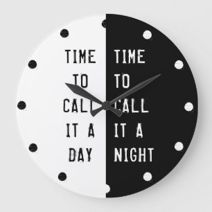 Lustige große Uhr