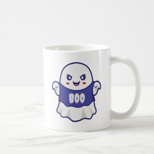 Lustige gruselige Geister-Illustrationsdesign Kaffeetasse