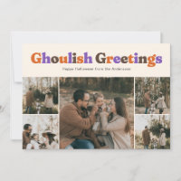 Lustige gruselige Halloween-Grüße Foto