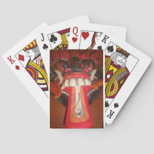 Lustige Gruselige Seltsame Zungen Halloween-Maske Spielkarten
