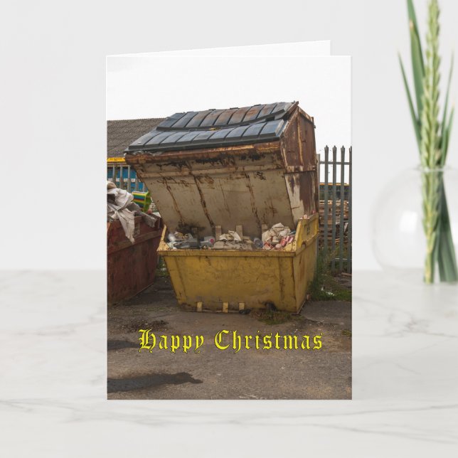 Lustige Grußkarte Karte (Vorderseite)