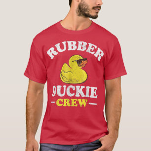 Lustige Gummiente Gelbe Ente Crew Badeenten Enten T-Shirt