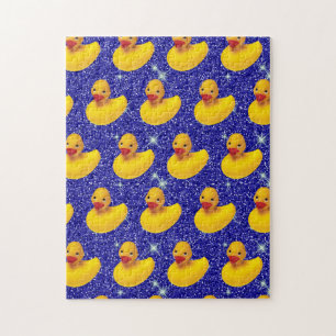 Lustige Gummienten Gelbe Entchen Farm Tierliebhabe Puzzle