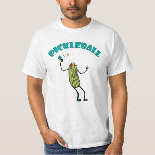 Lustige Gurke spielt Pickleball T-Shirt
