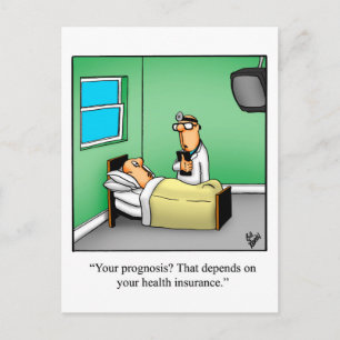 Lustige Gute-Besserung-Humor-Postkarte Postkarte