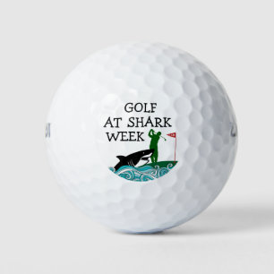 Lustige Haifisch-Wochen-Golfbälle Golfball